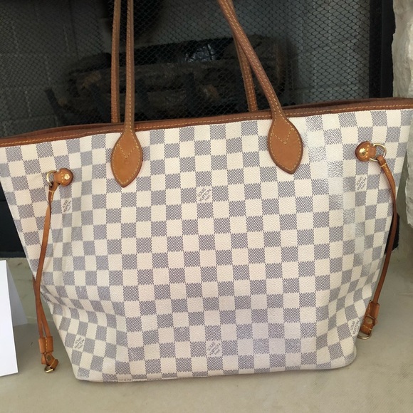 Louis Vuitton Handbags - Authentic Louis Vuitton Neverfull MM Azur